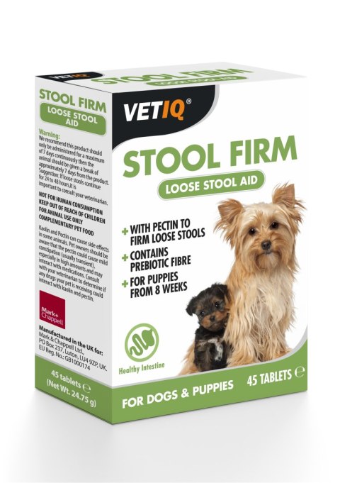 Vetiq VetIQ Stool Firm Preparat przeciw biegunce 45 tab.