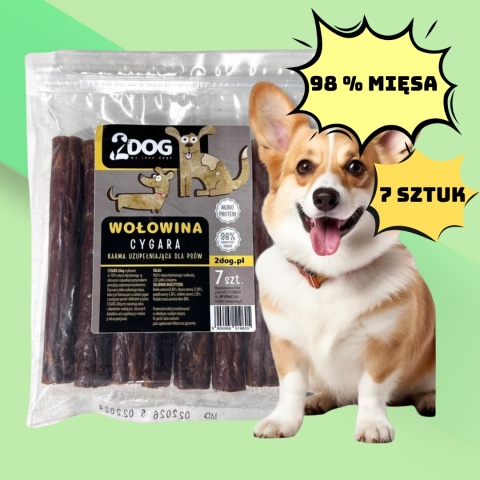 2Dog Cygara WOŁOWINA 7szt