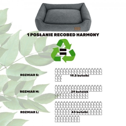 Kanapa Harmony jasny szary