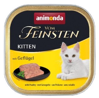 Animonda vom Feinsten Catdla kociąt z Drobiem tacka 100g