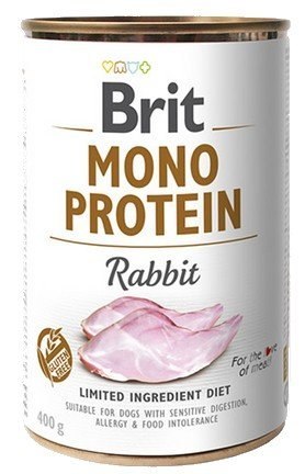 Brit Mono Protein Królik puszka 400g