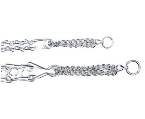 CHABA Kolczatka chromowana dla psa nr 1, 45 cm