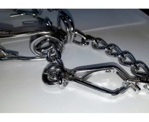 CHABA Kolczatka chromowana dla psa nr 4, 70 cm