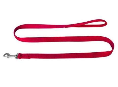 CHABA Smycz taśma - 20mm x 1,3 m czerwona dla średnich psów