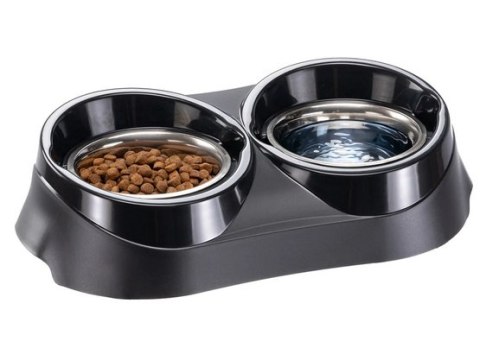 Ferplast Duo Feed 01 - Podstawka z dwiema miskami KC 52, 2x0,4 l
