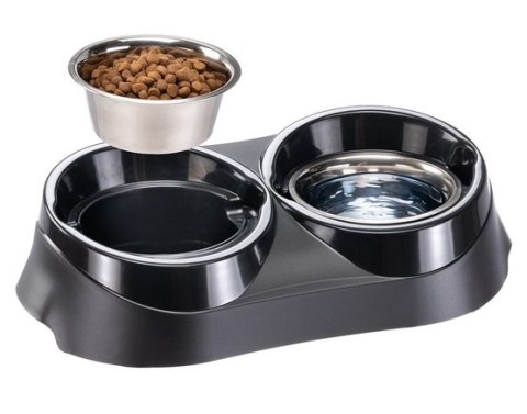 Ferplast Duo Feed 03 - Podstawka z dwiema miskami KC 54, 2x0,9l