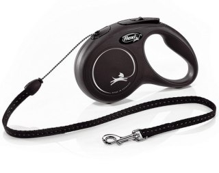 Flexi New Classic Smycz linka S 5m do 12kg, czarna
