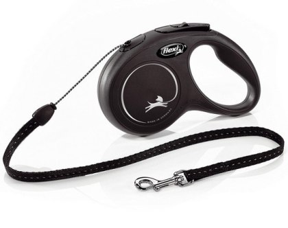 Flexi New Classic Smycz linka S 5m do 12kg, czarna