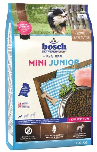 Bosch Mini Junior 3kg- dla małych ras