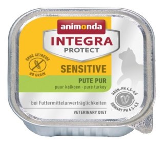 Animonda Integra mokra karma dla kota z alergią - z indykiem tacka 100g