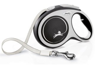 Flexi New Comfort Smycz taśma L 8m do 50kg, czarna