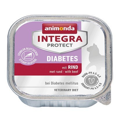 Animonda Integra Protect dla kota z cukrzycą - z wołowiną tacka 100g