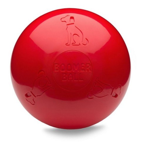 Boomer Ball L - 8" / 20cm czerwona-Niezniszczalna Piłka do Pogoni i Pływania