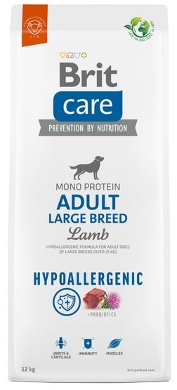 Brit Care Hypoallergenic Adult Large Lamb 12kg, dla psów ras wielkich(od 25kg)