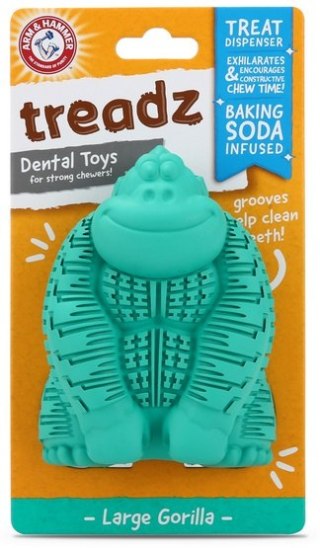 Super Treadz Gorilla, zabawka dentystyczna dla psów do 16 kg