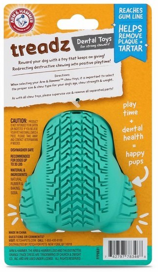 Super Treadz Gorilla, zabawka dentystyczna dla psów do 16 kg