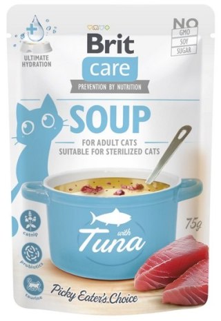 Brit Care Cat Zupa, tuńczyk saszetka 75g