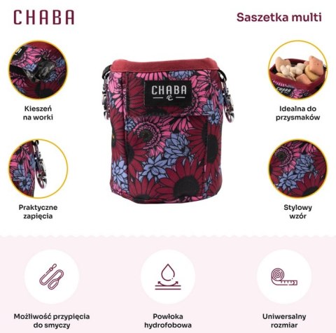 CHABA Saszetka na smakołyki z kieszenią Lakota 2w1