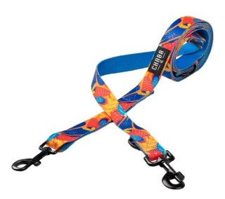 CHABA Smycz regulowana taśmowa M 20mm/2,6m Aussie