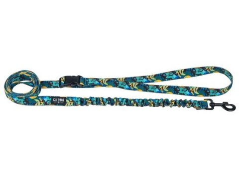 CHABA Smycz z amortyzatorem do biegania, spacerów M 25mm/2,8m Carnival