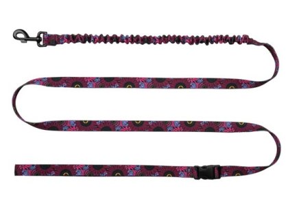 CHABA Smycz z amortyzatorem do biegania, spacerów M 25mm/2,8m Lakota