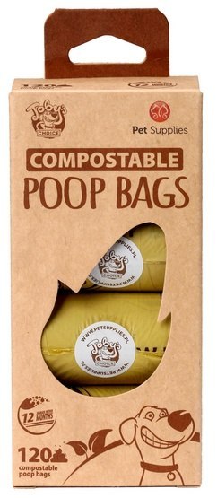 Toby's Choice BIOdegradowalne kompostowalne worki na odchody 120szt