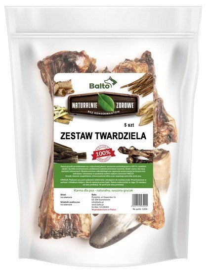 Balto Zestaw gryzaków twardziela 7szt– Gryzaki dla Psów o Mocnych Szczękach (Prawie 2 kg)