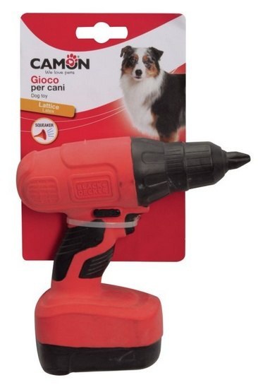 Camon Dog Toy Lateksowa piszcząca wkrętarka 20cm