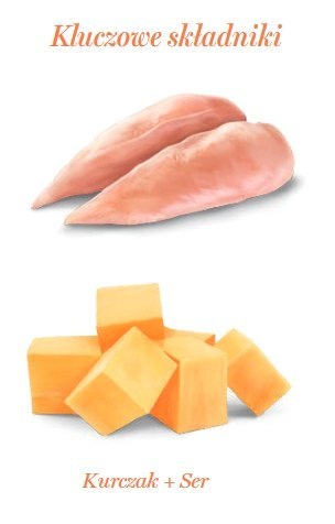 Amanova Cat kurczak i ser w bulionie puszka 70g, naturalna mokra karma [02]