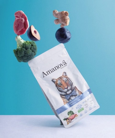 Amanova Cat Sterilised Delicious Lamb - jagnięcina 300g