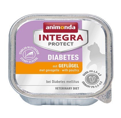 Animonda Integra dla kota z cukrzycą - z drobiem tacka 100g