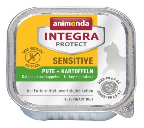 Animonda mokra karma dla kota z alergią - z indykiem i ziemniakami tacka 100g