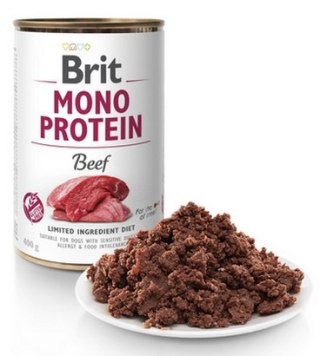 Brit Mono Protein Wołowina puszka 400g
