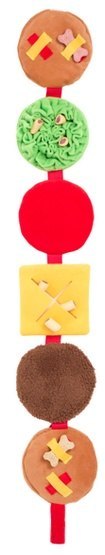 ZippyPaws Pluszowa zabawka dla psa na smakołyki Cheeseburger [ZP1150]