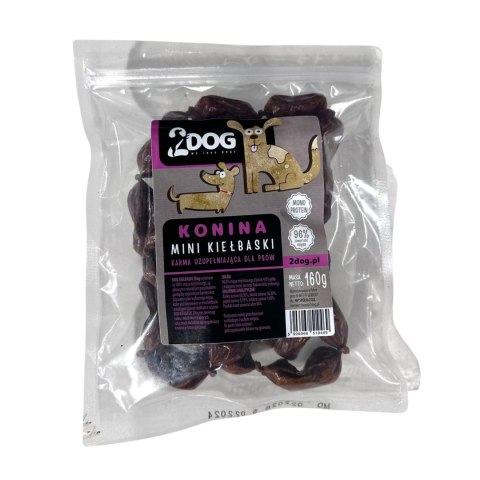 2Dog Mini kiełbaski KOŃ 160g