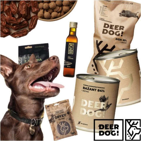 Deer Dog gryzak skóra z dzika 200g