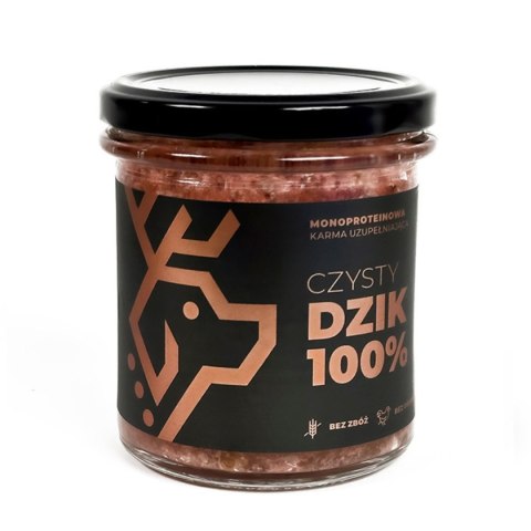 Deer Dog karma mokra dzik 100% słoik 290 g