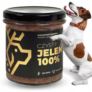 Deer Dog karma mokra jeleń 100% słoik 290 g