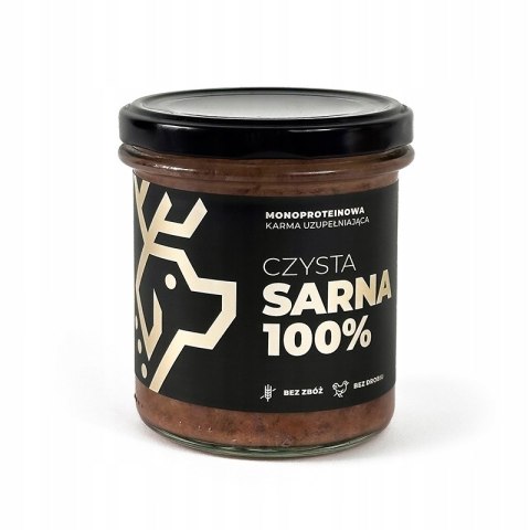 Deer Dog karma mokra sarna 100% słoik 290g